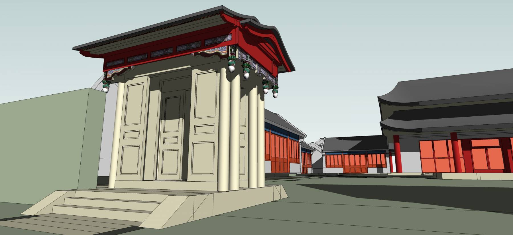 中式风格古建