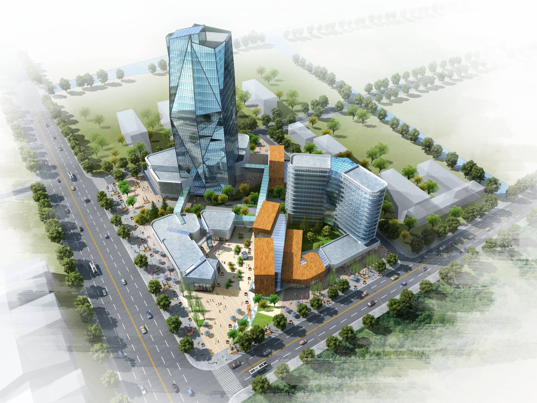 现代城市商业综合体