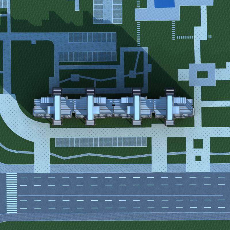 新古典风格多层住宅楼