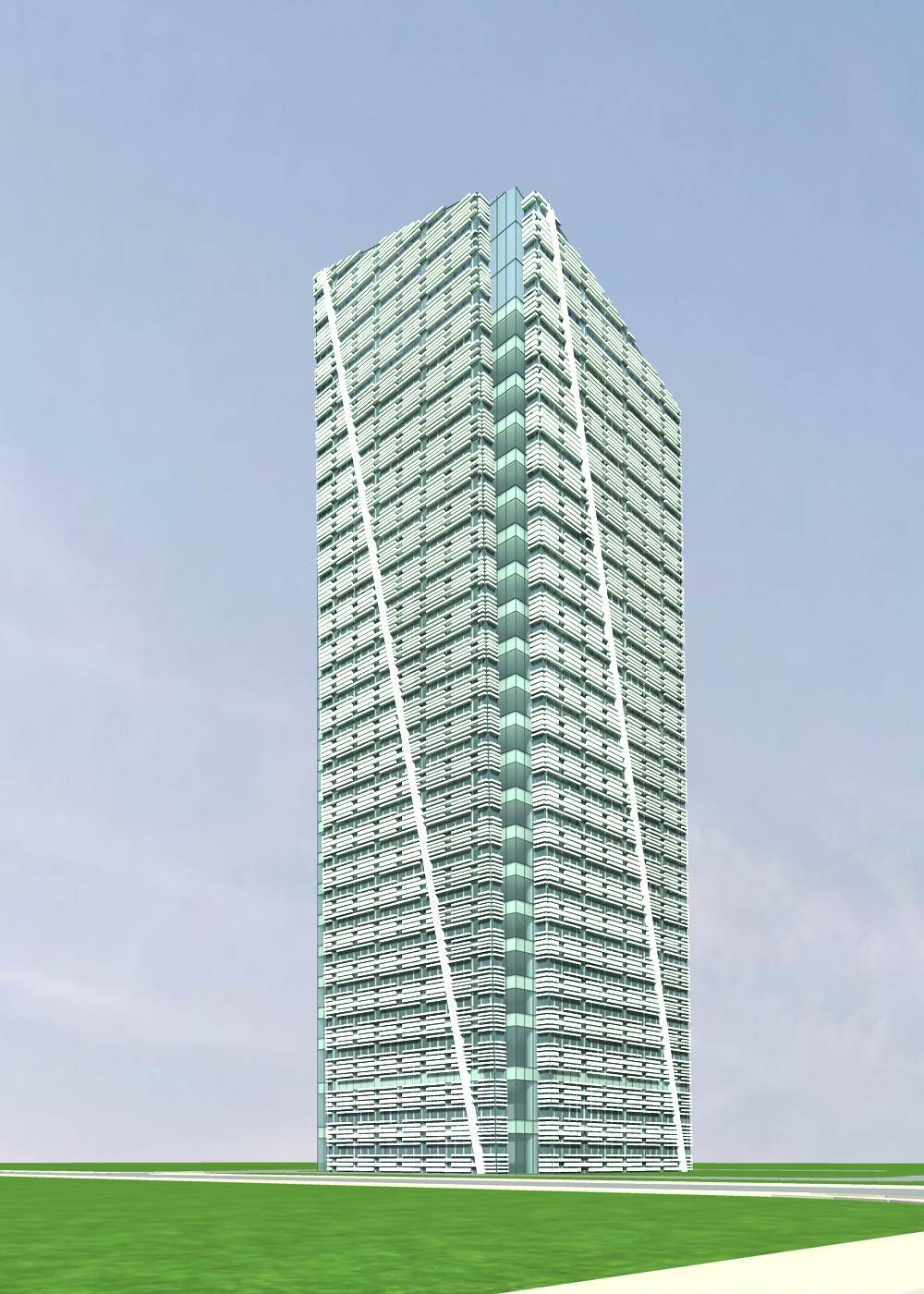 现代高层办公楼