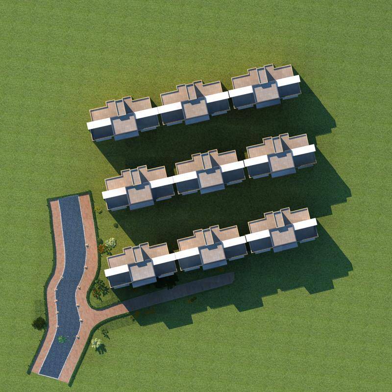 现代多层住宅小区