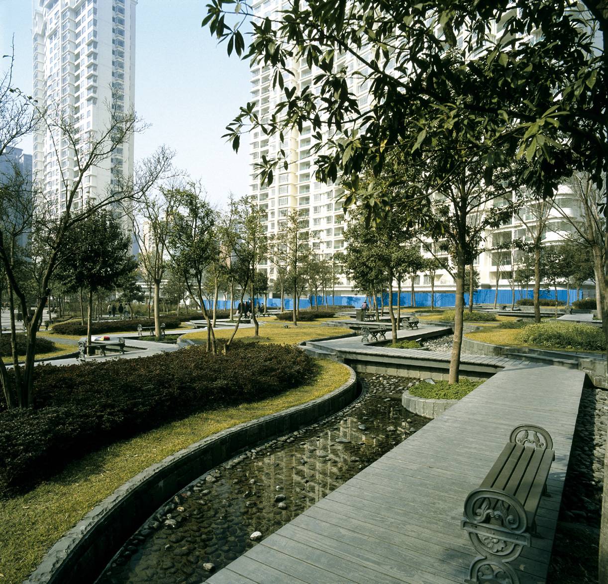小区景观场景