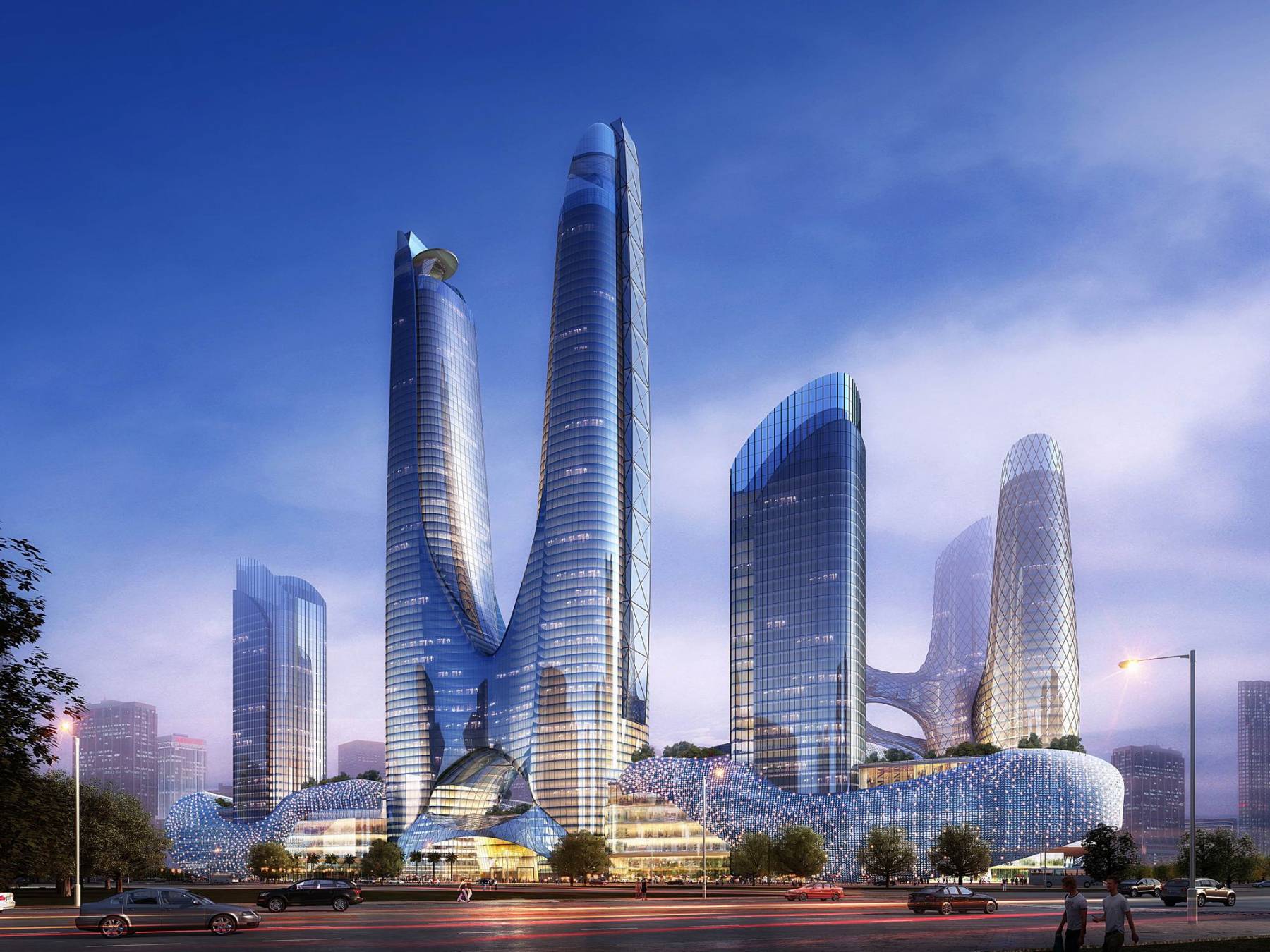 广东·深圳湾超级城市设计竞赛最高奖方案---UFO + CR-design-搜建筑网