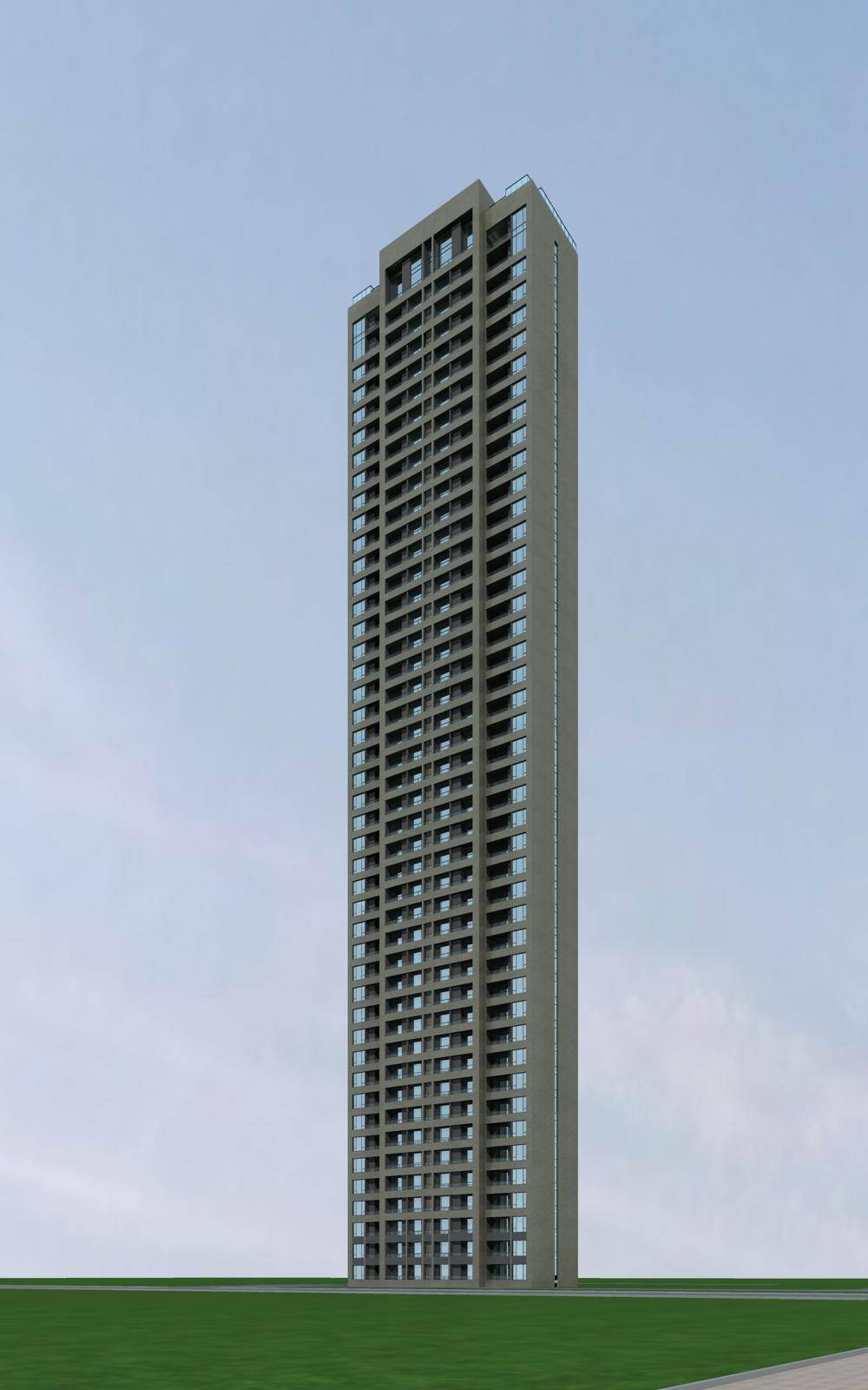 现代超高层住宅楼