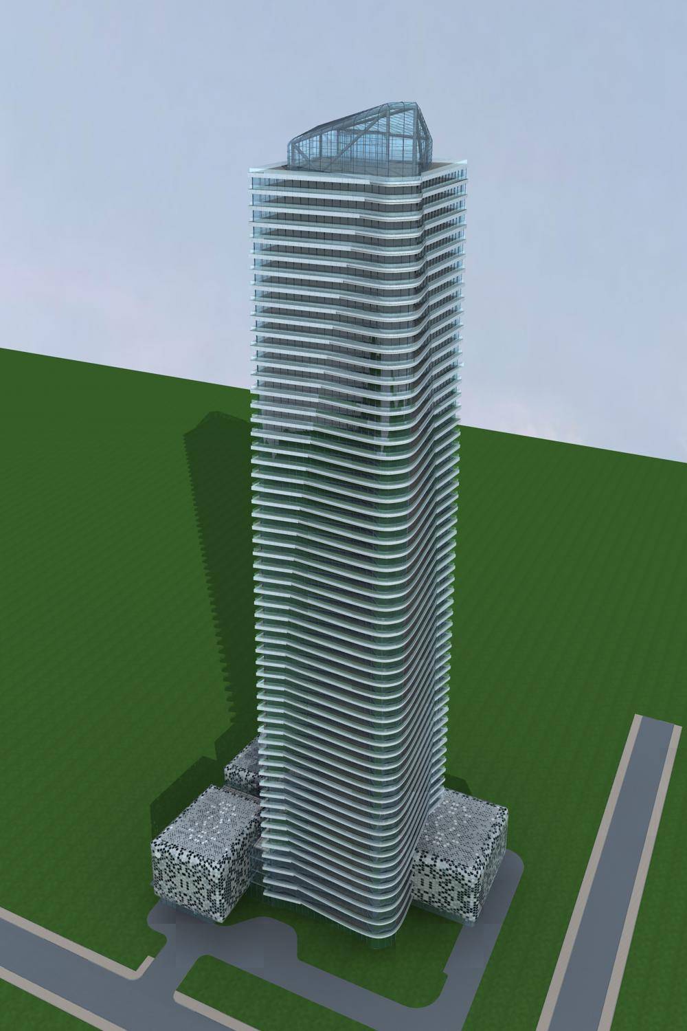 现代超高层商业办公楼