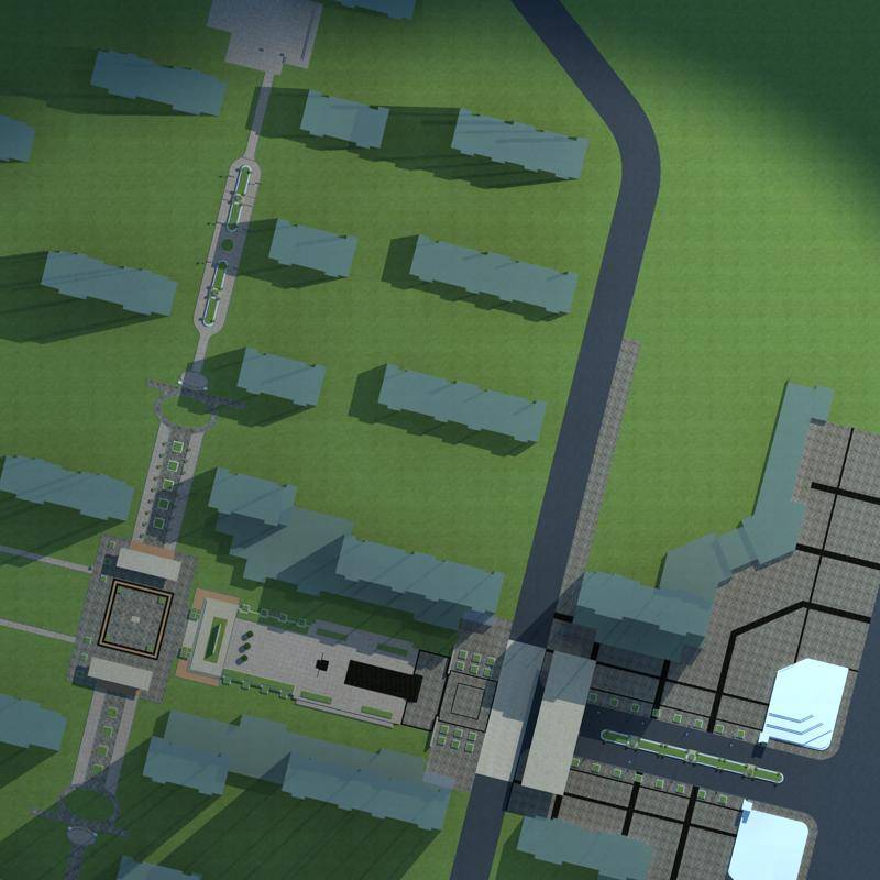 道路及小区景观