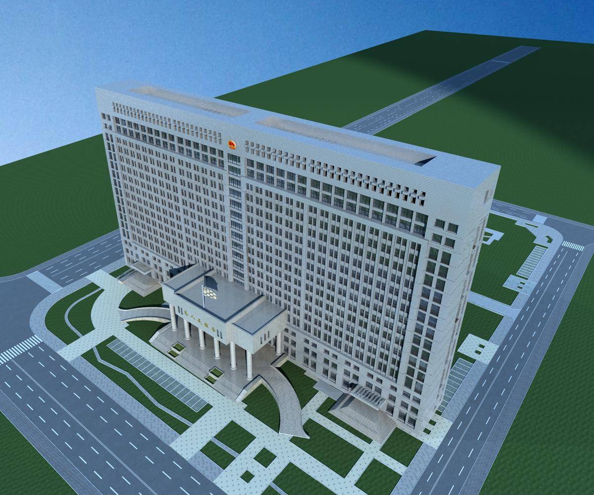 现代高层政府办公楼