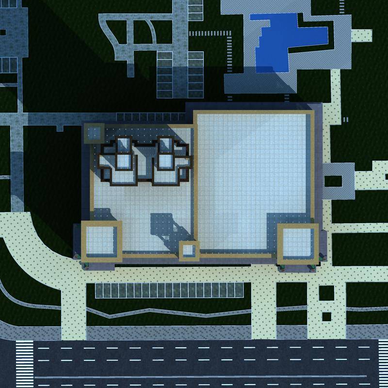 欧式高层商业住宅楼