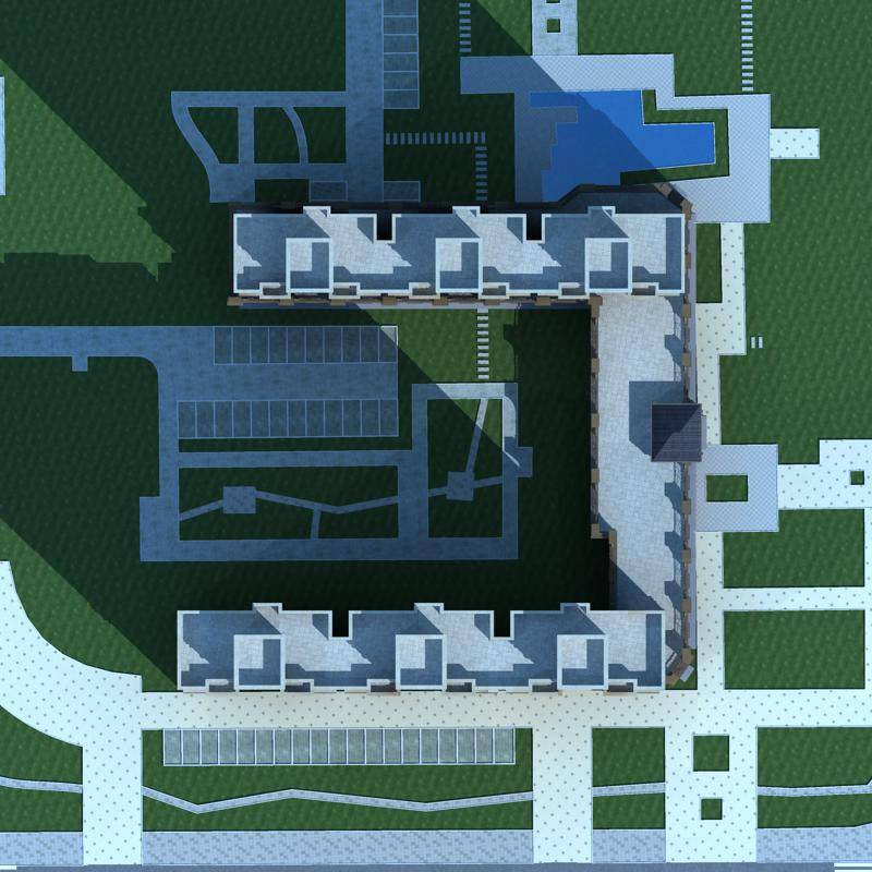 简欧风格商业住宅楼