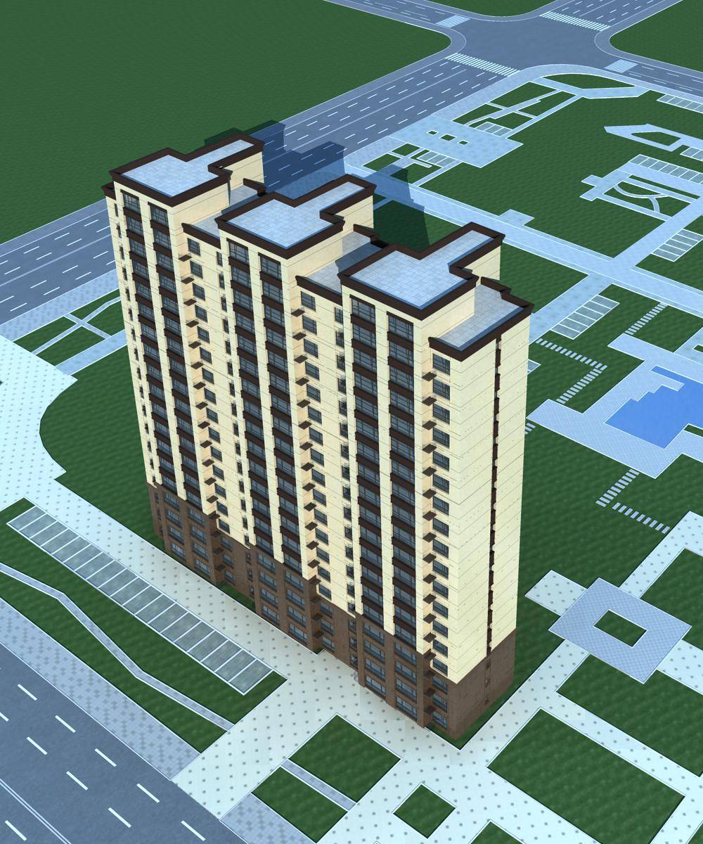 简欧风格高层住宅楼