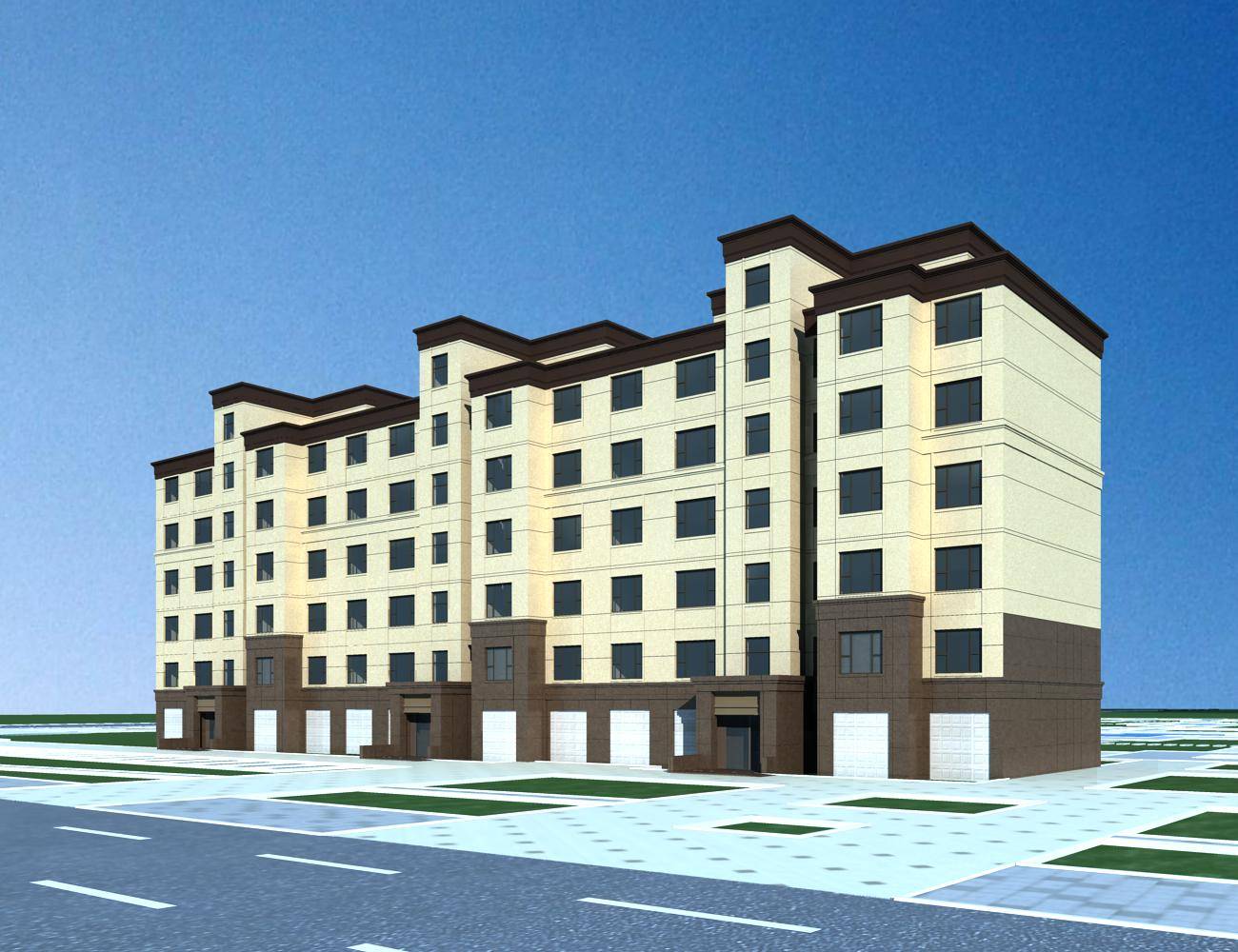 简欧风格多层住宅楼