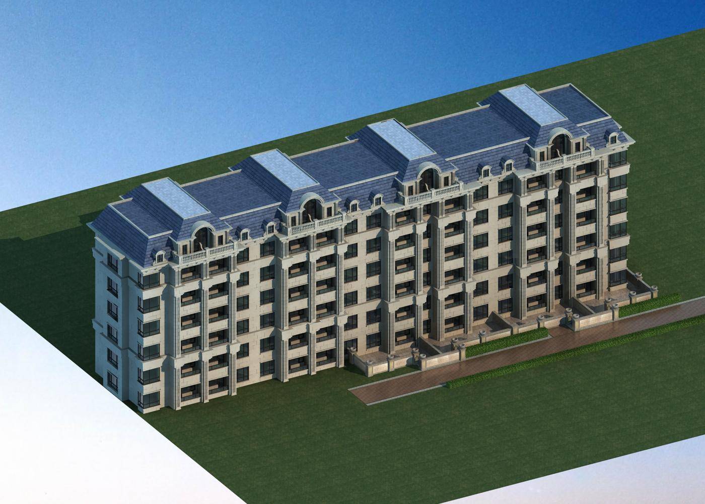 法式多层住宅楼