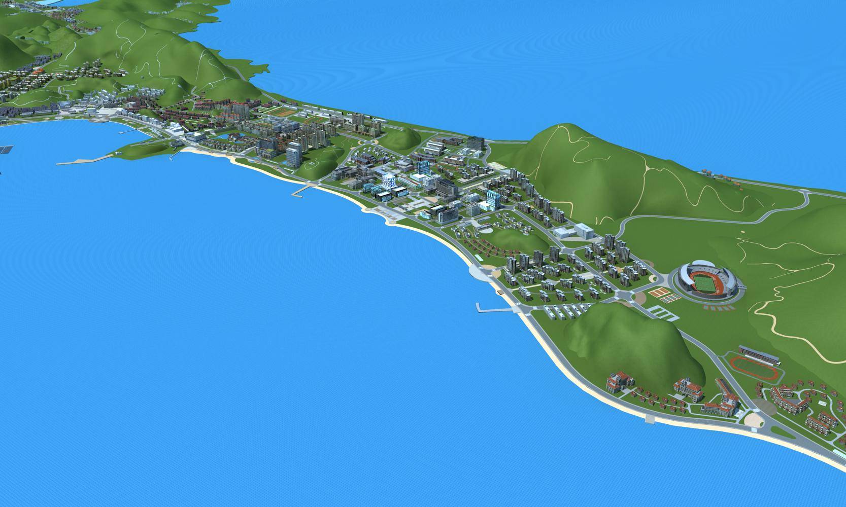 大长山岛城市规划