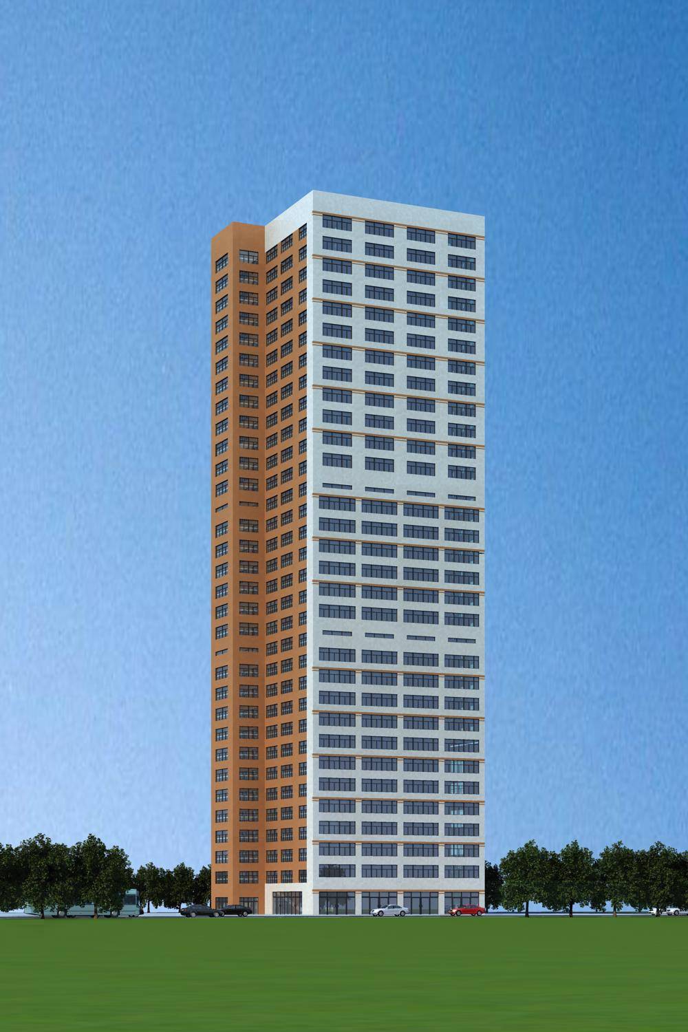 现代高层办公楼