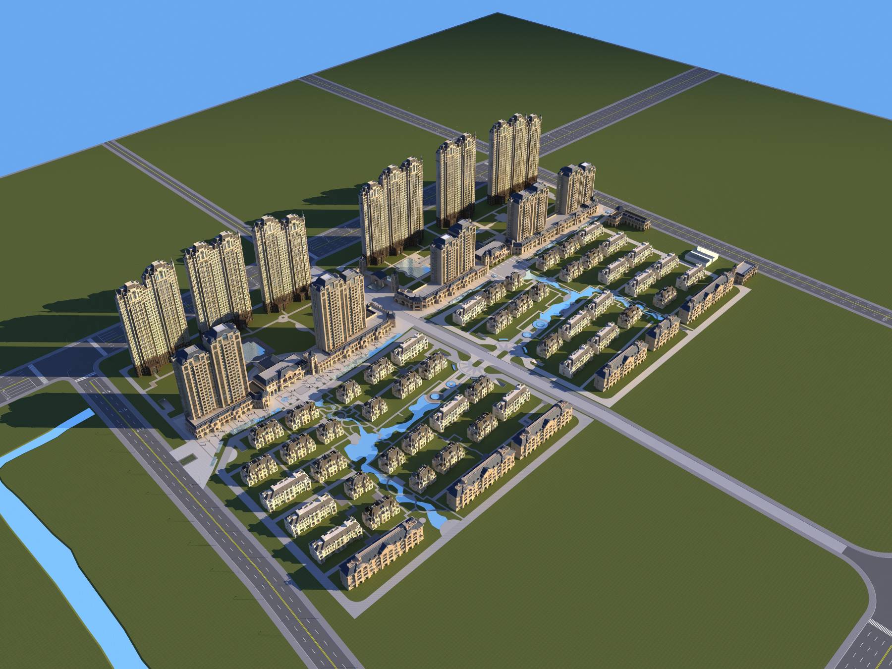 大型商业住宅小区规划