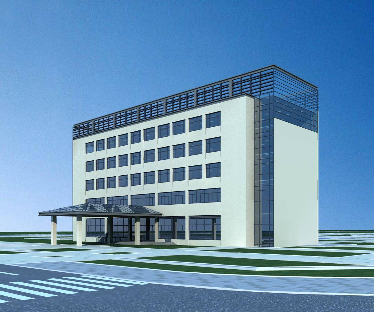 现代多层办公楼