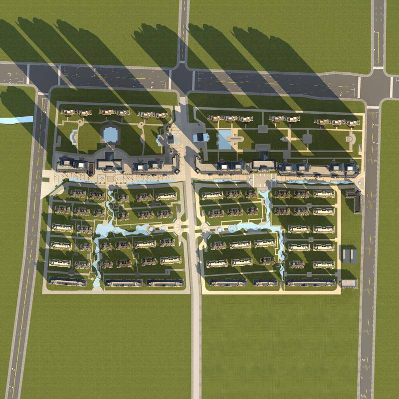 大型商业住宅小区规划
