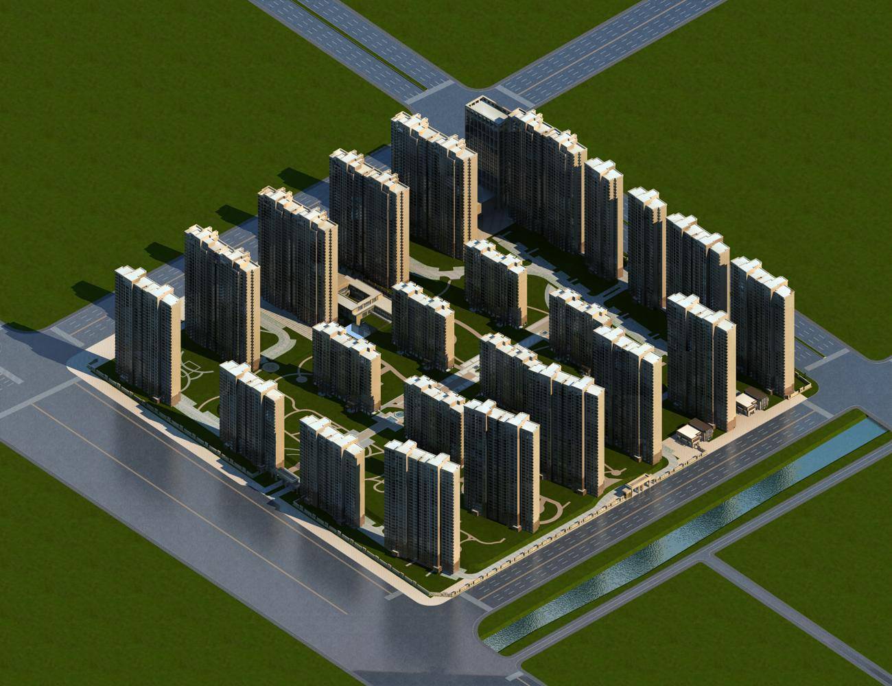 简欧风格住宅小区