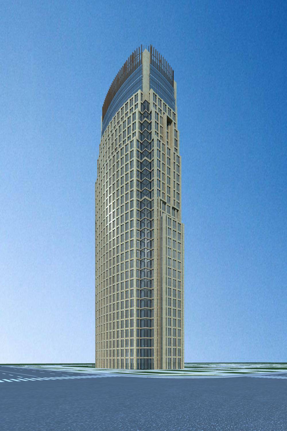 现代高层办公楼
