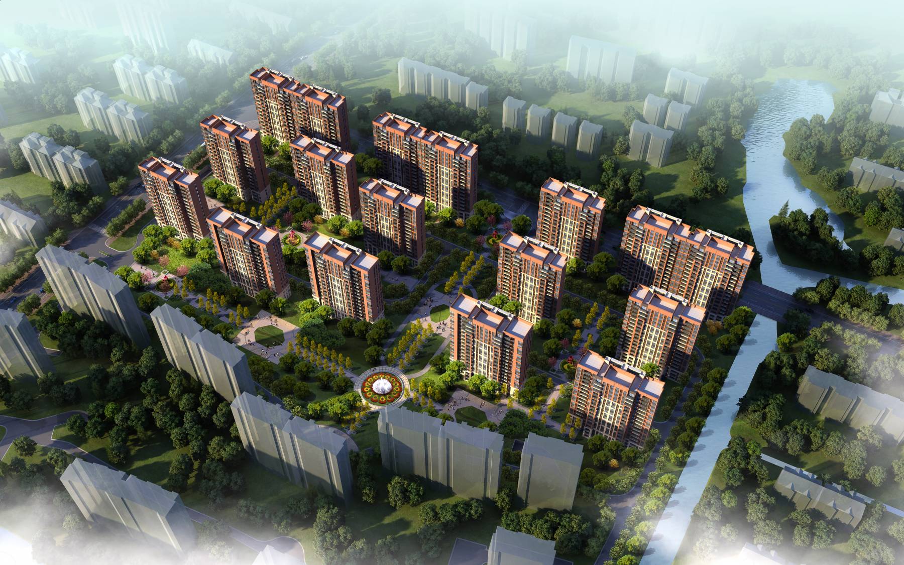 简欧风格住宅小区