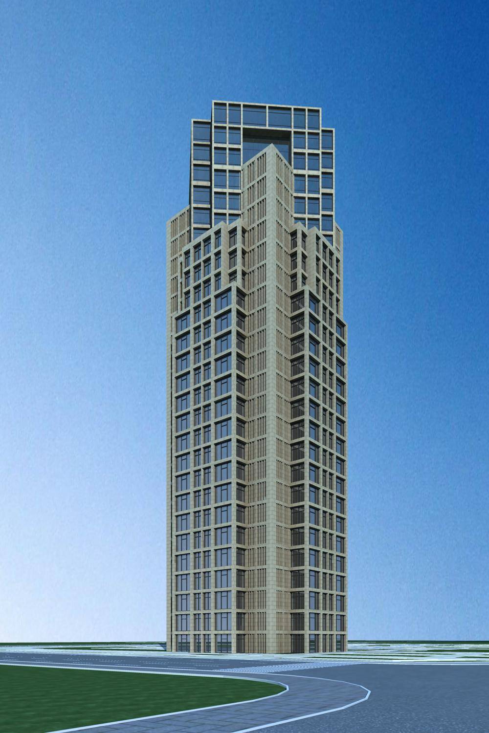 现代高层办公楼