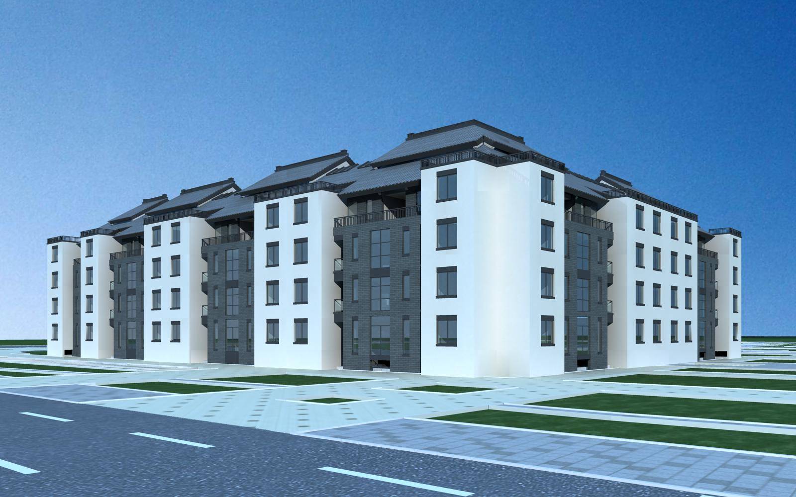 中式多层住宅楼