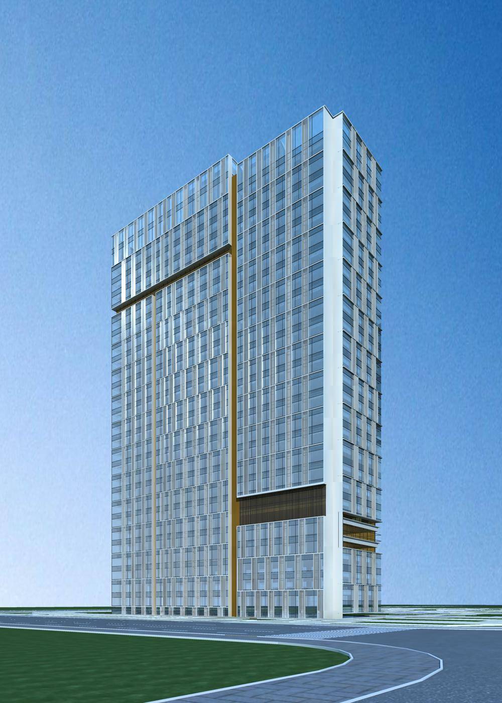 现代高层办公楼