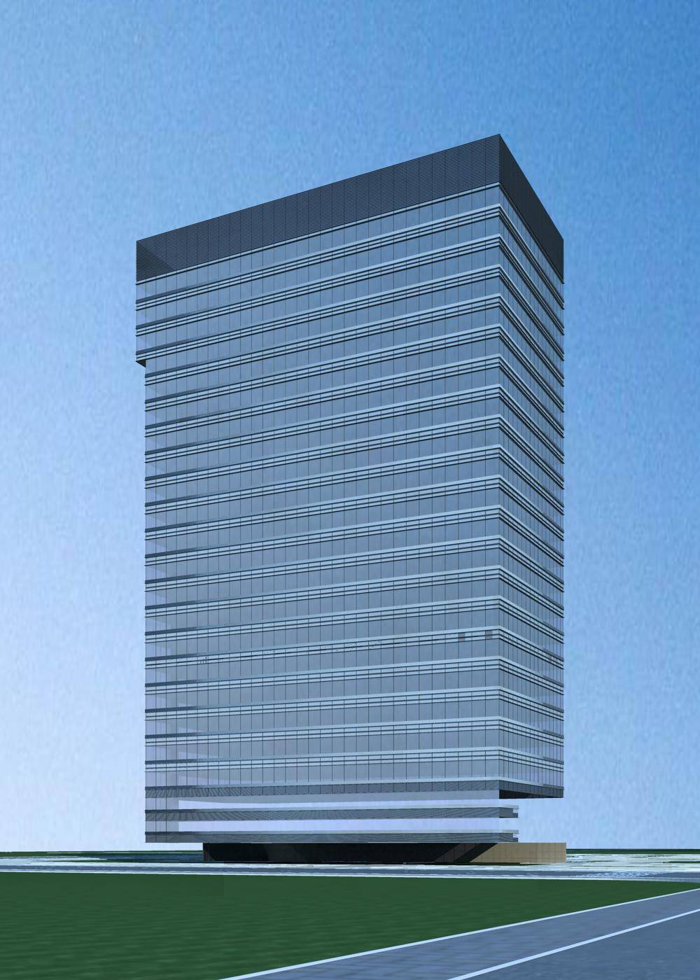 现代高层办公楼