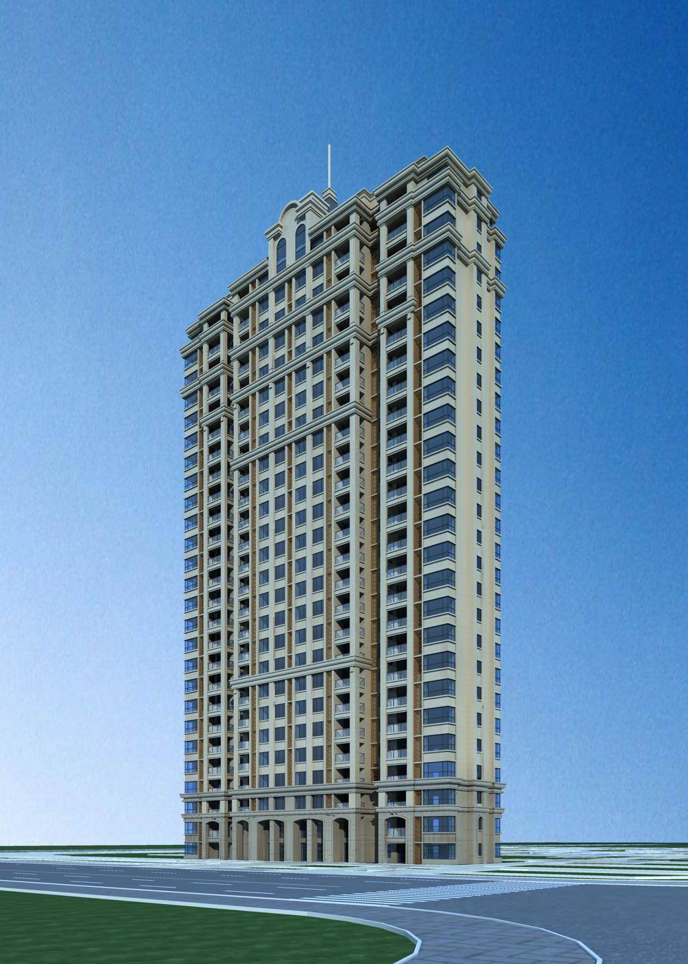 法式高层住宅楼
