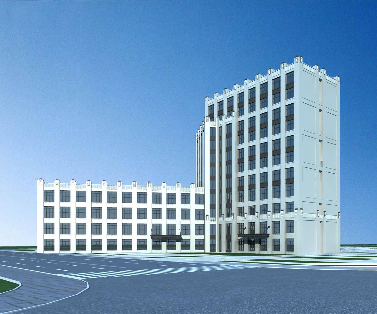 新古典风格高层办公楼