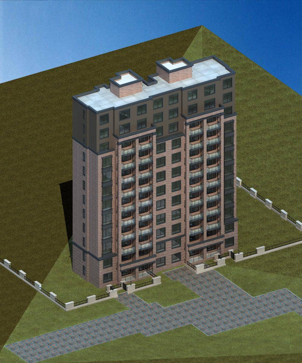 简欧风格高层住宅楼