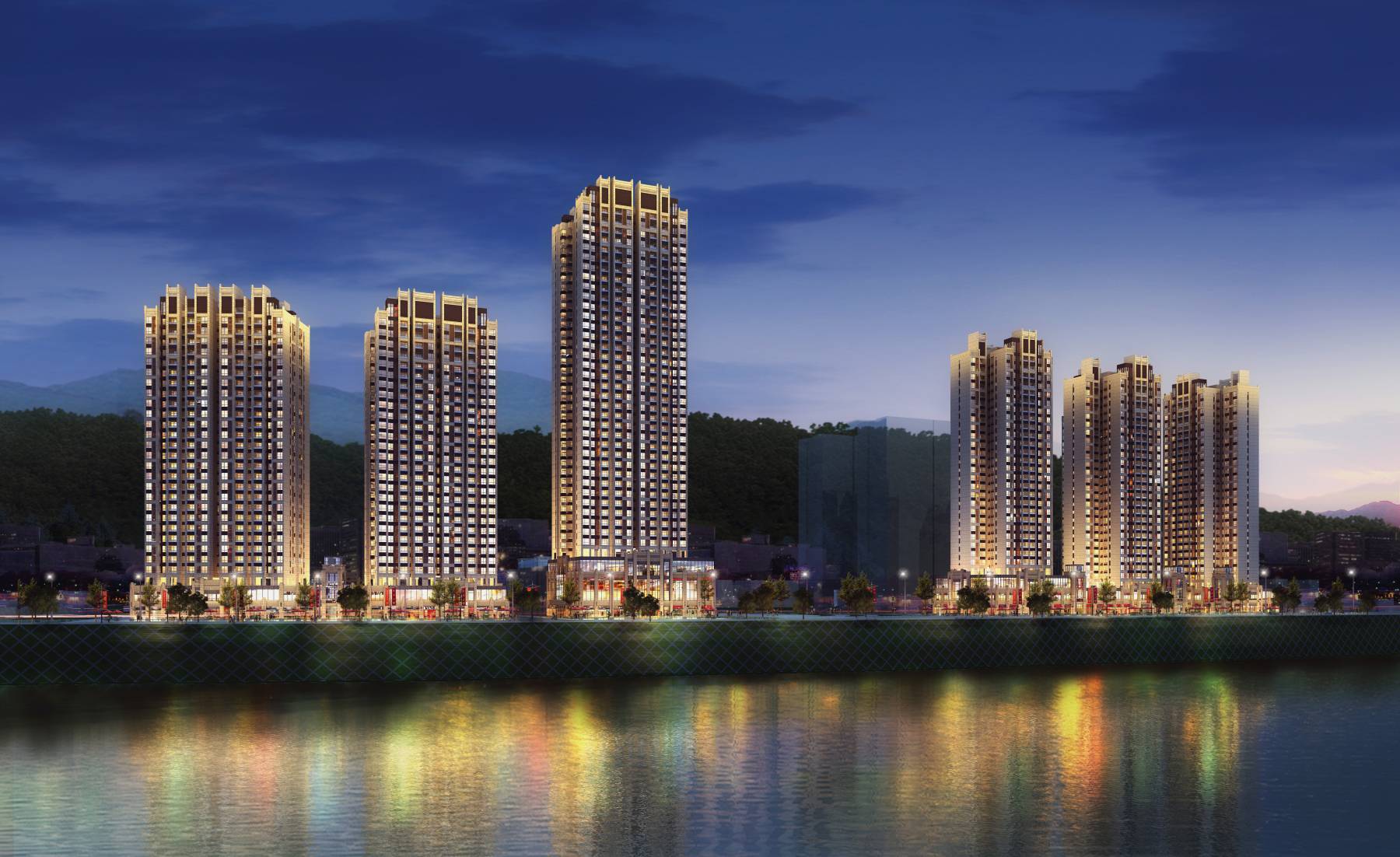 简欧风格商业住宅小区
