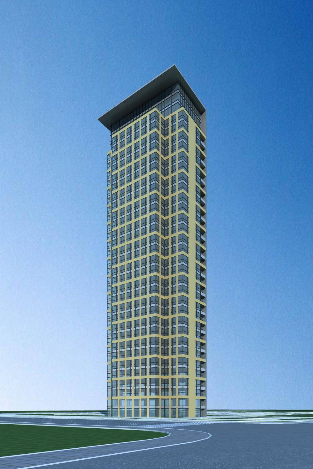 现代高层办公楼