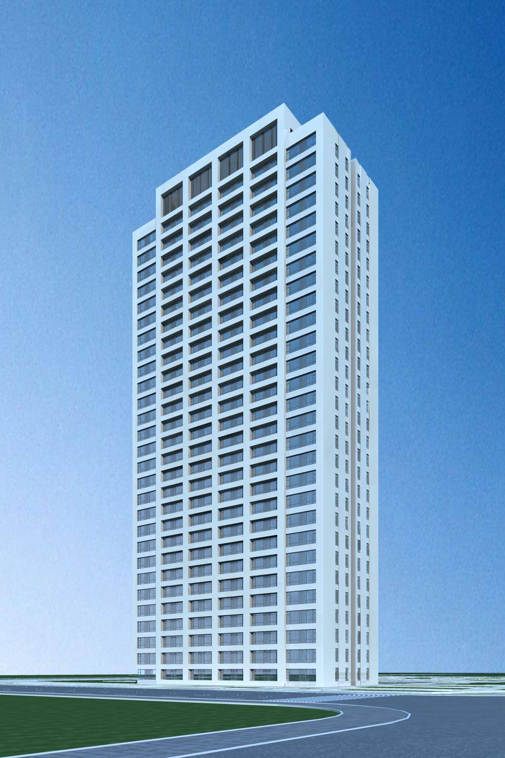 现代高层办公楼