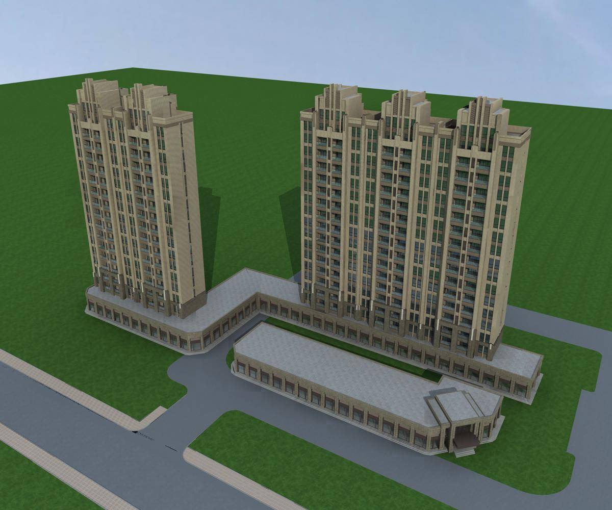 新古典风格商业住宅楼