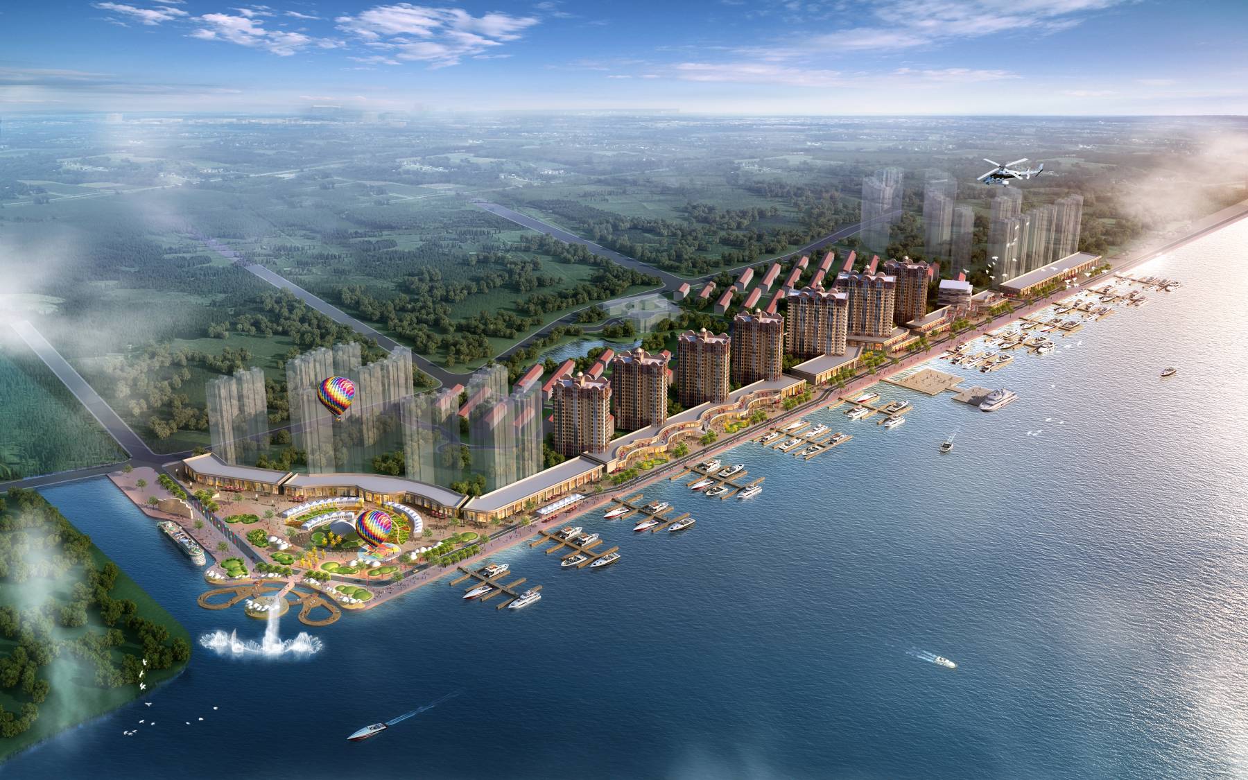 滨江商业住宅小区