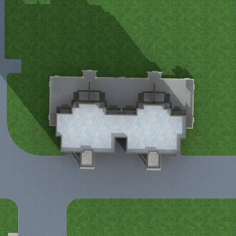 欧式多层住宅楼