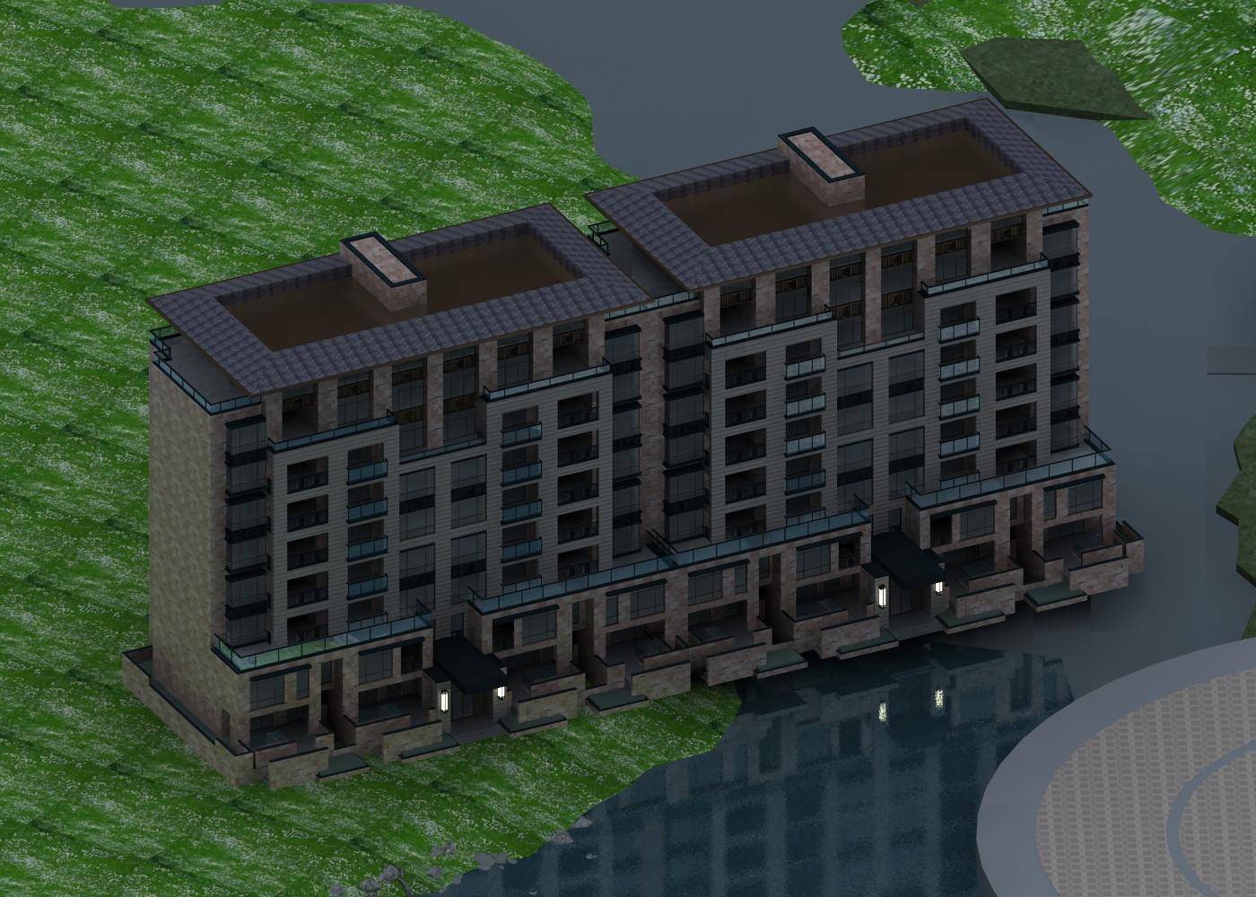 简欧风格多层住宅楼