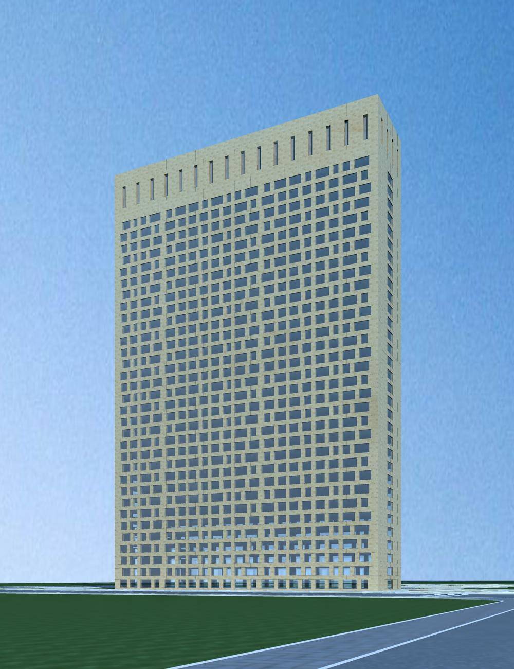 现代高层办公楼