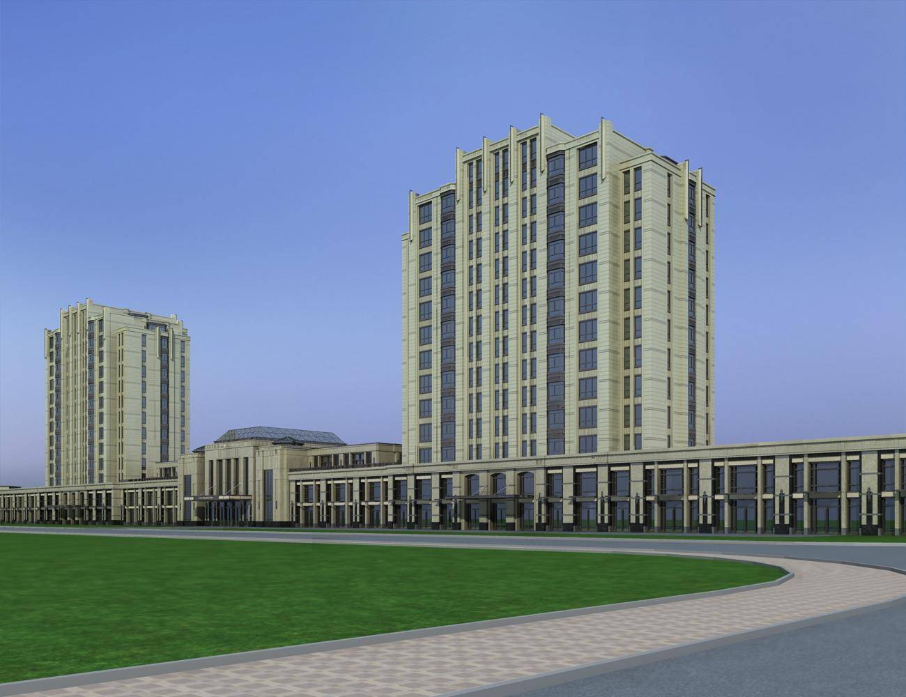新古典风格商业住宅楼