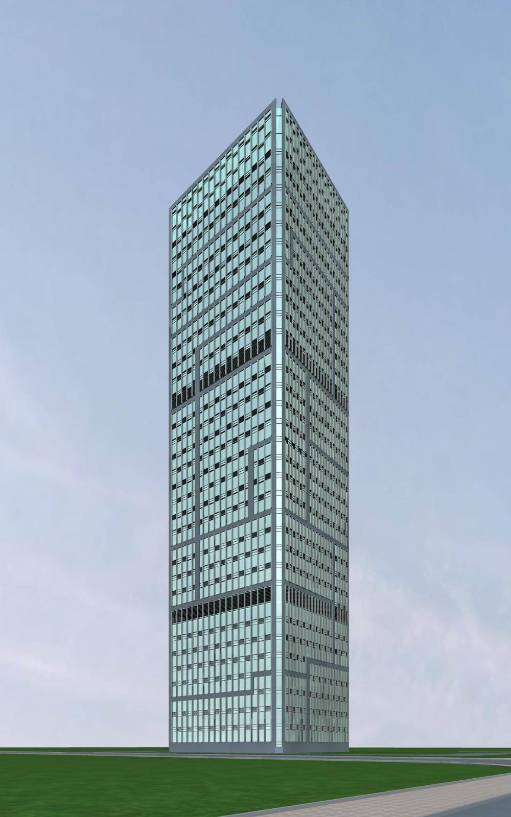 现代高层办公楼