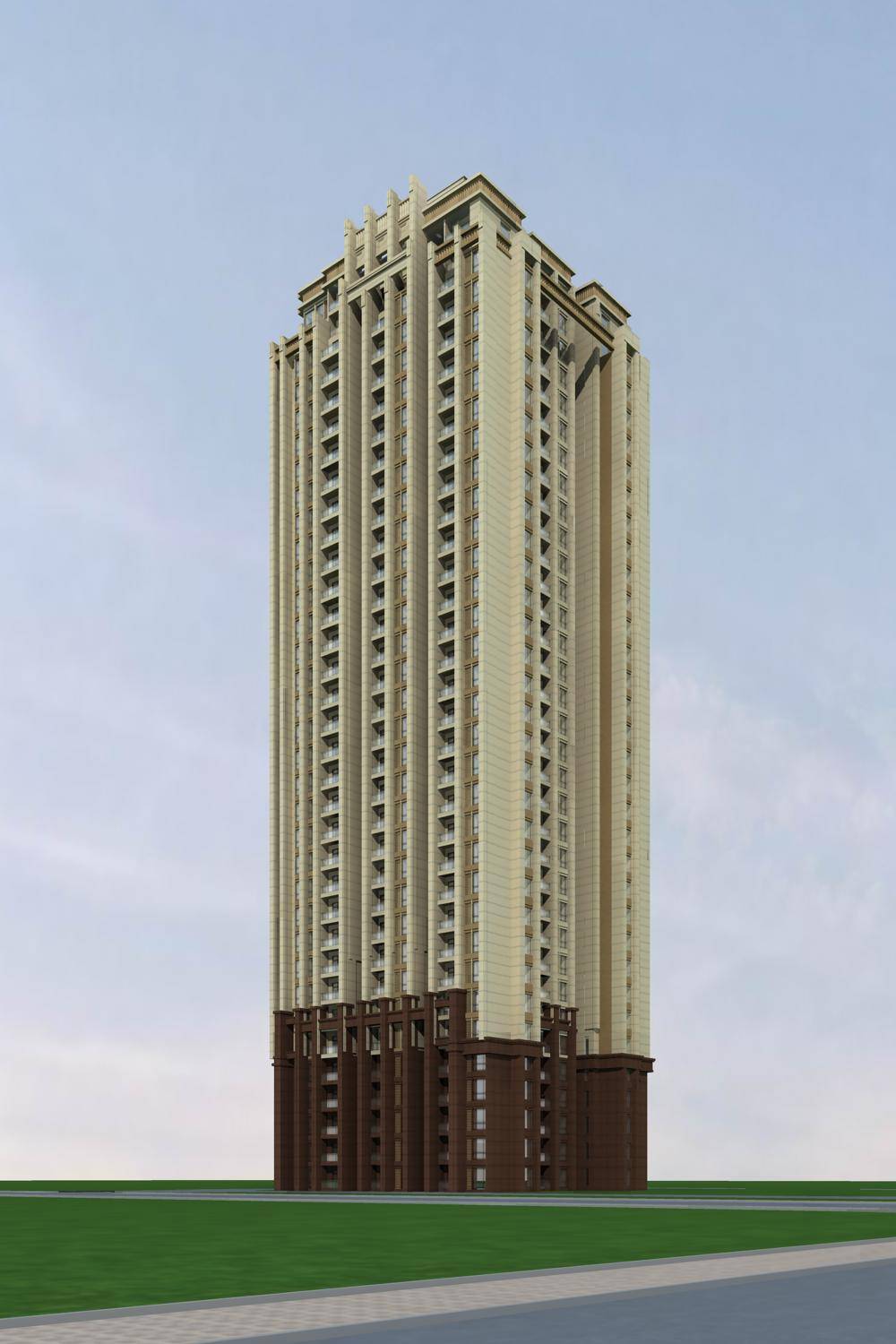 简欧风格高层住宅楼