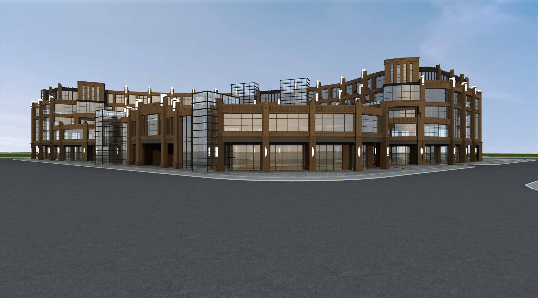 新古典风格多层商厦