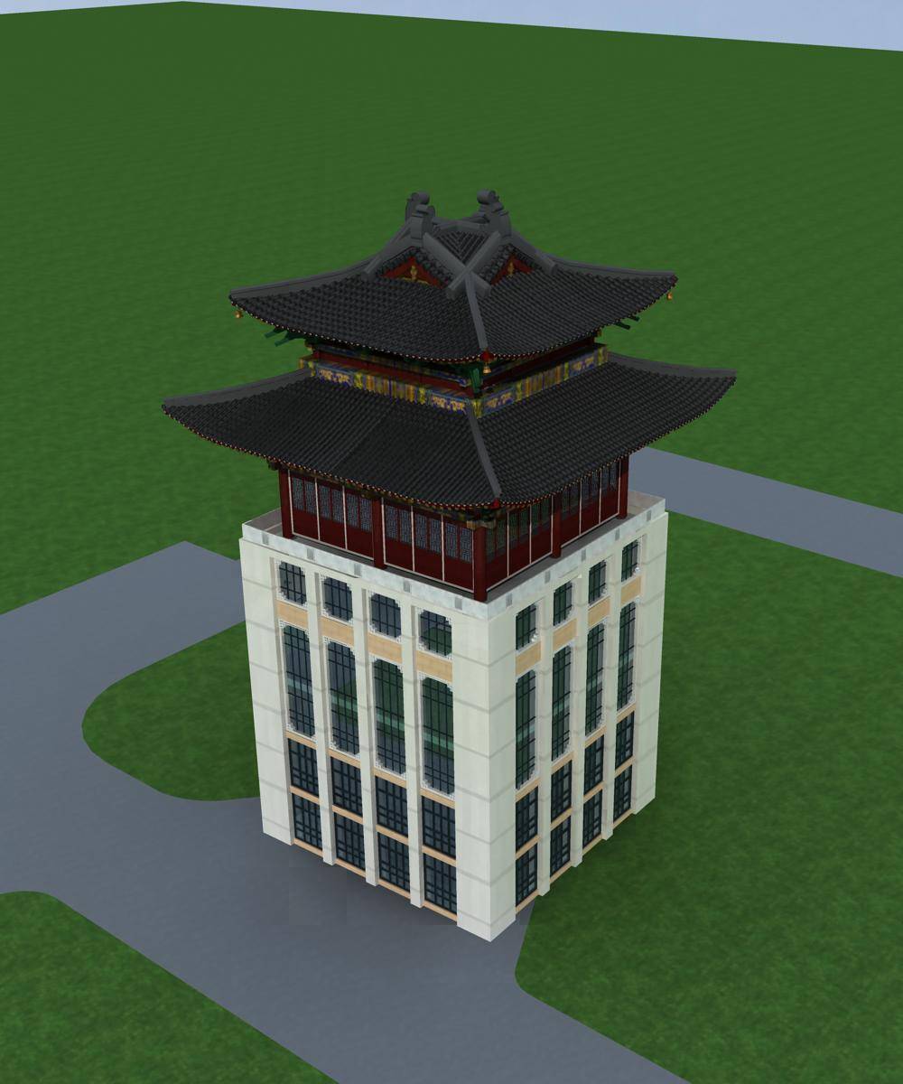 中式多层商业楼