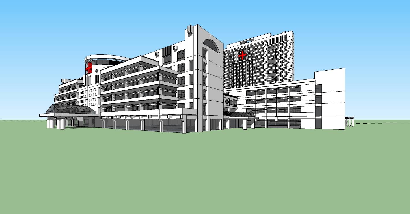 现代风格医院