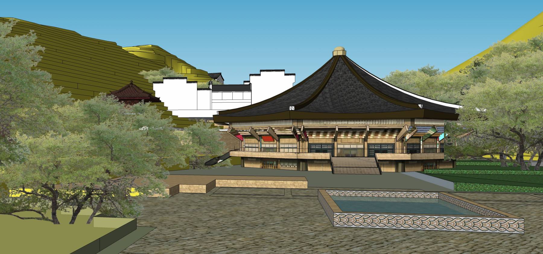 九华山古建规划