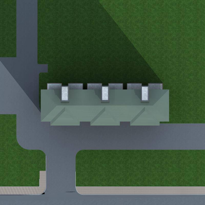 现代小高层住宅楼