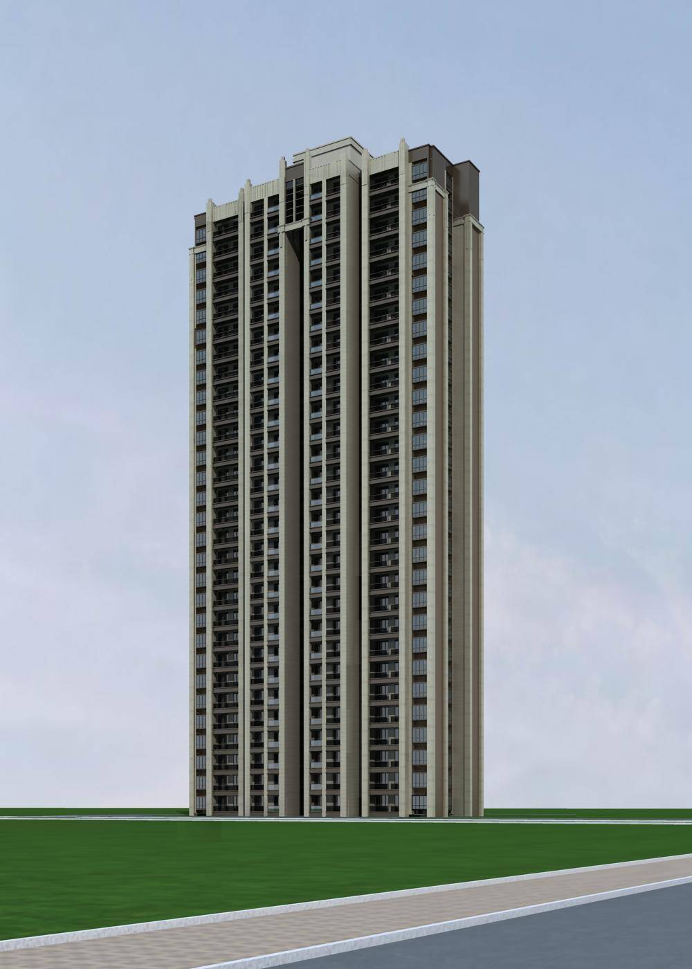 简欧风格高层住宅楼