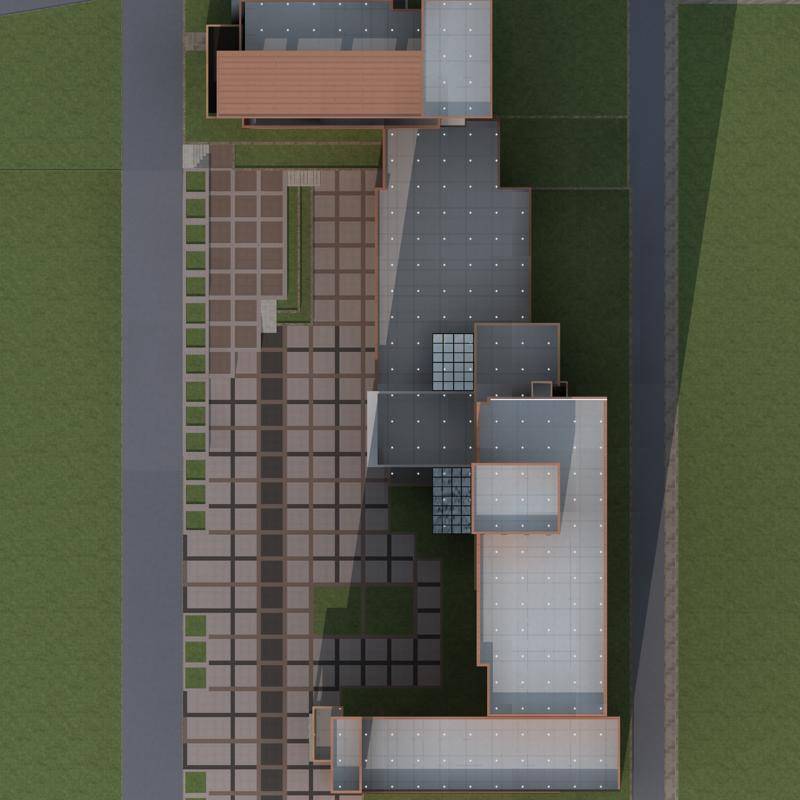 现代高层住宅公寓方案二