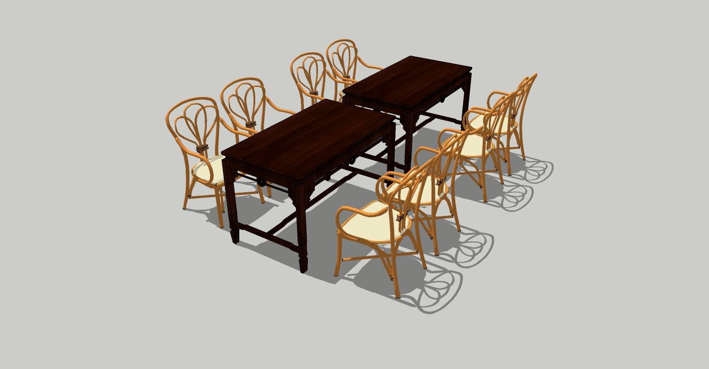 中式室内家具